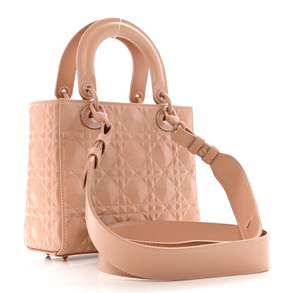 Christian Dior Calfskin Cannage Diamond Small My ABCDior Lady Dior Rose Des Vents 3 of 11