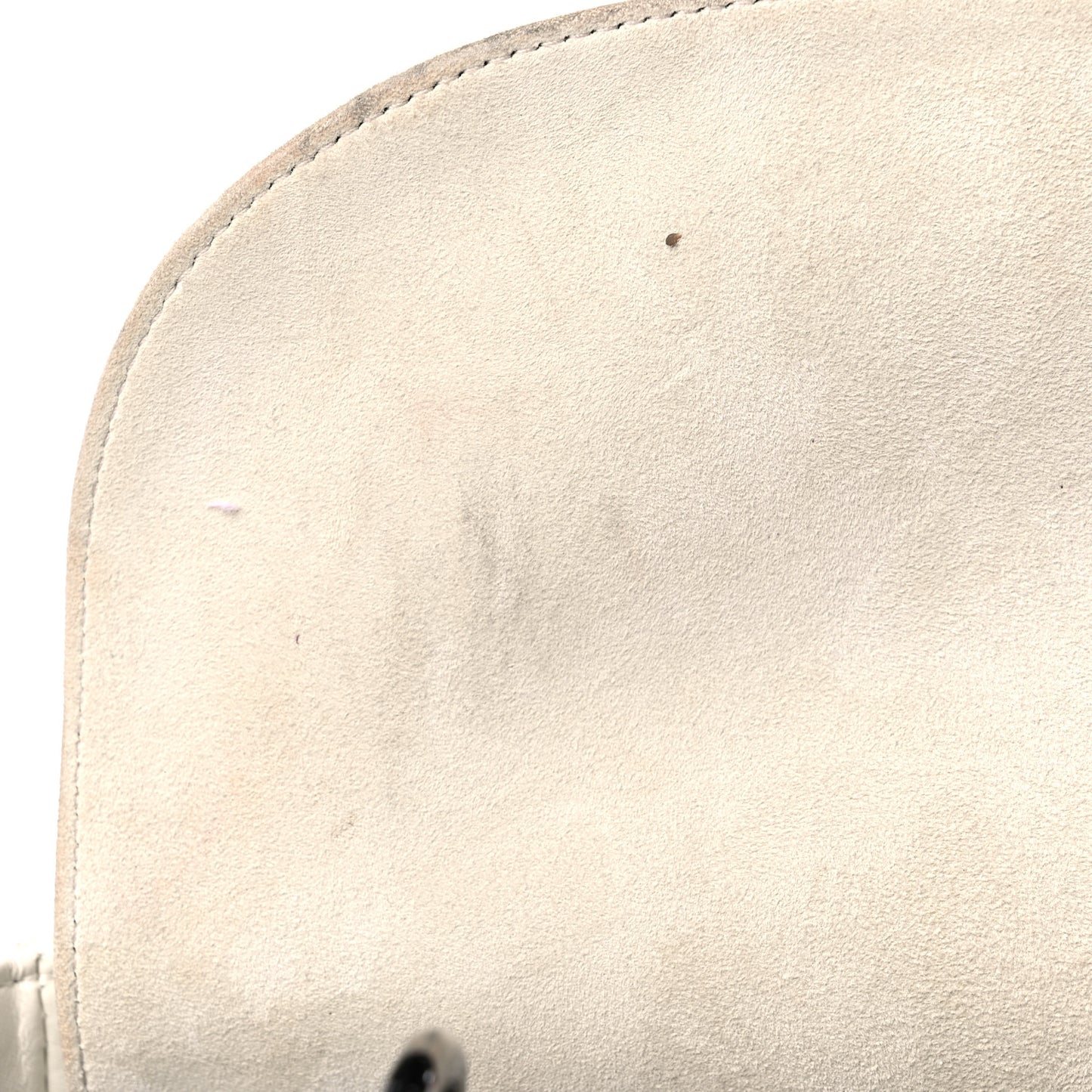 Lambskin Cannage Medium Lady Dior White