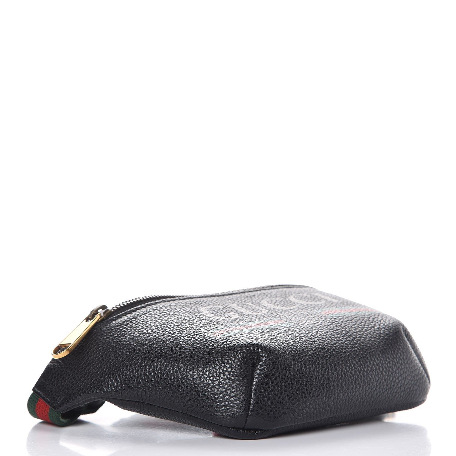 Gucci Grained Calfskin Small Logo Belt Bag Black 4 of 8