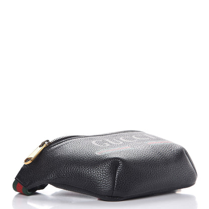 Gucci Grained Calfskin Small Logo Belt Bag Black 4 of 8