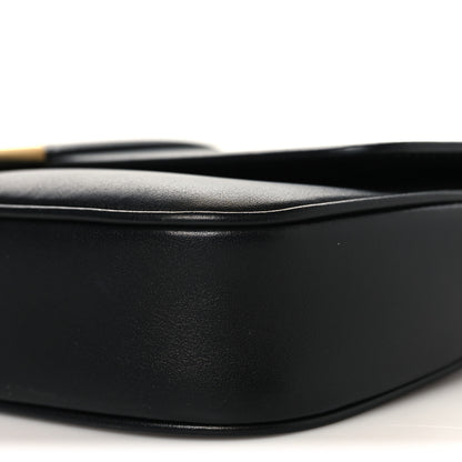 Salvatore Ferragamo Calfskin Archive Gancini Flap Crossbody Black 10 of 10