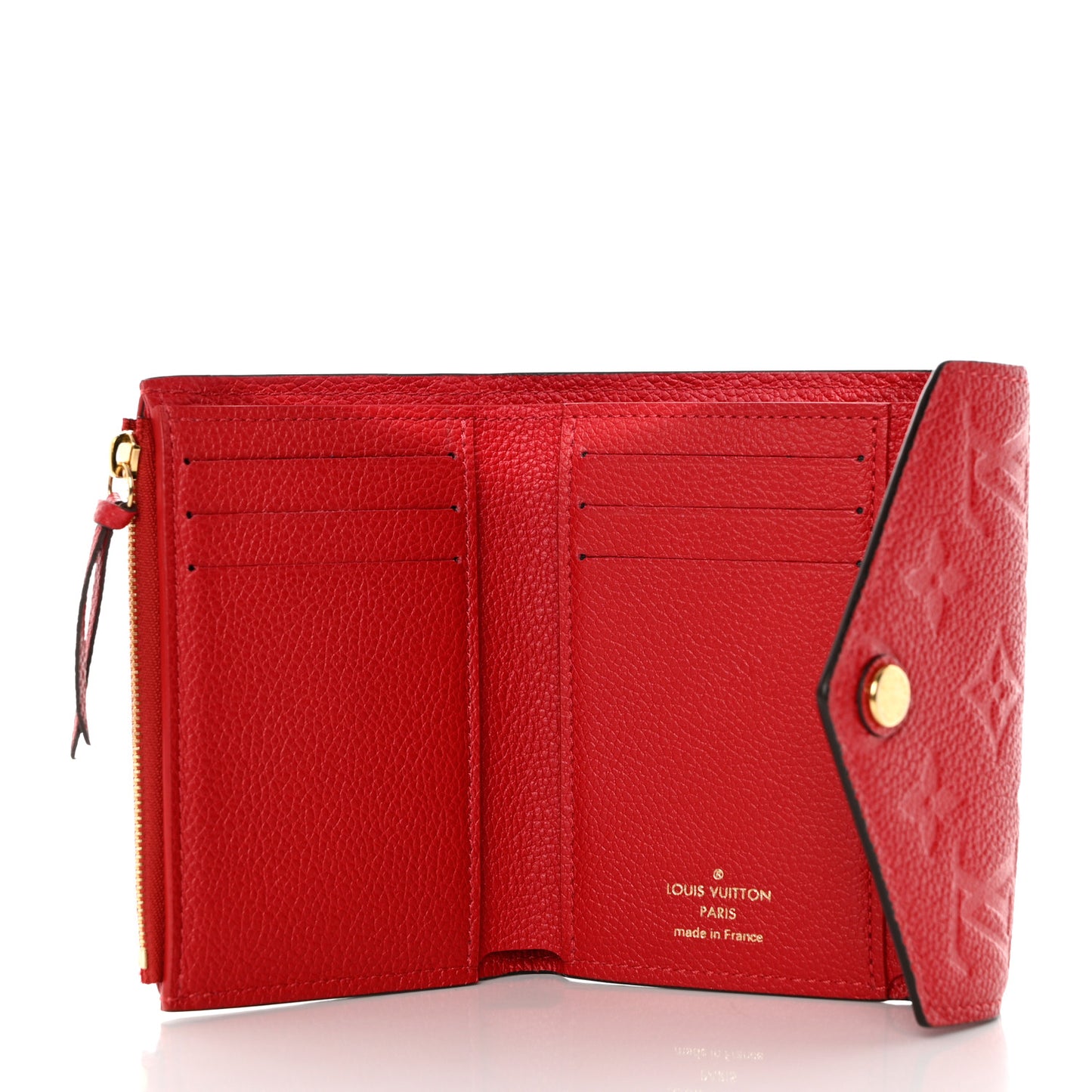 Empreinte Victorine Wallet Scarlet