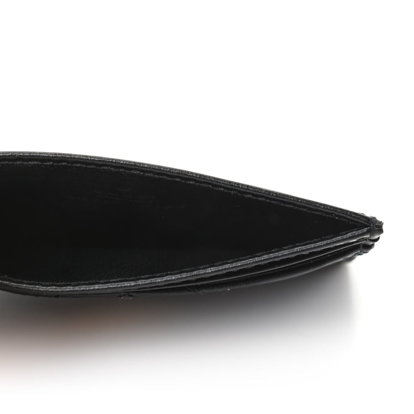 Calfskin Matelasse GG Marmont Card Holder Black