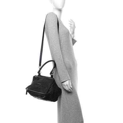 Givenchy Tumbled Sheepskin Small Pandora Black 2 of 11
