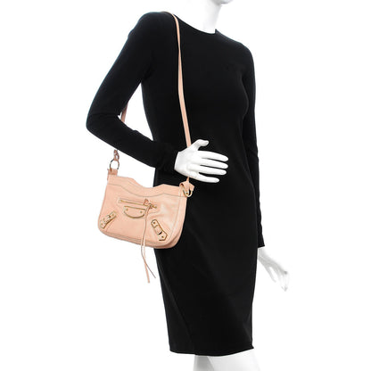 Balenciaga Chevre Gold Metallic Edge Hardware Hip Rose Corail 2 of 7