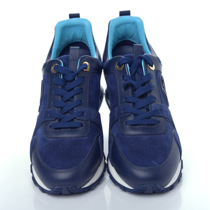 Louis Vuitton Suede Run Away Sneakers 36.5 Blue 5 of 10