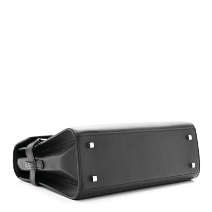 Delvaux Calfskin MM Tempete Satchel Black 4 of 10