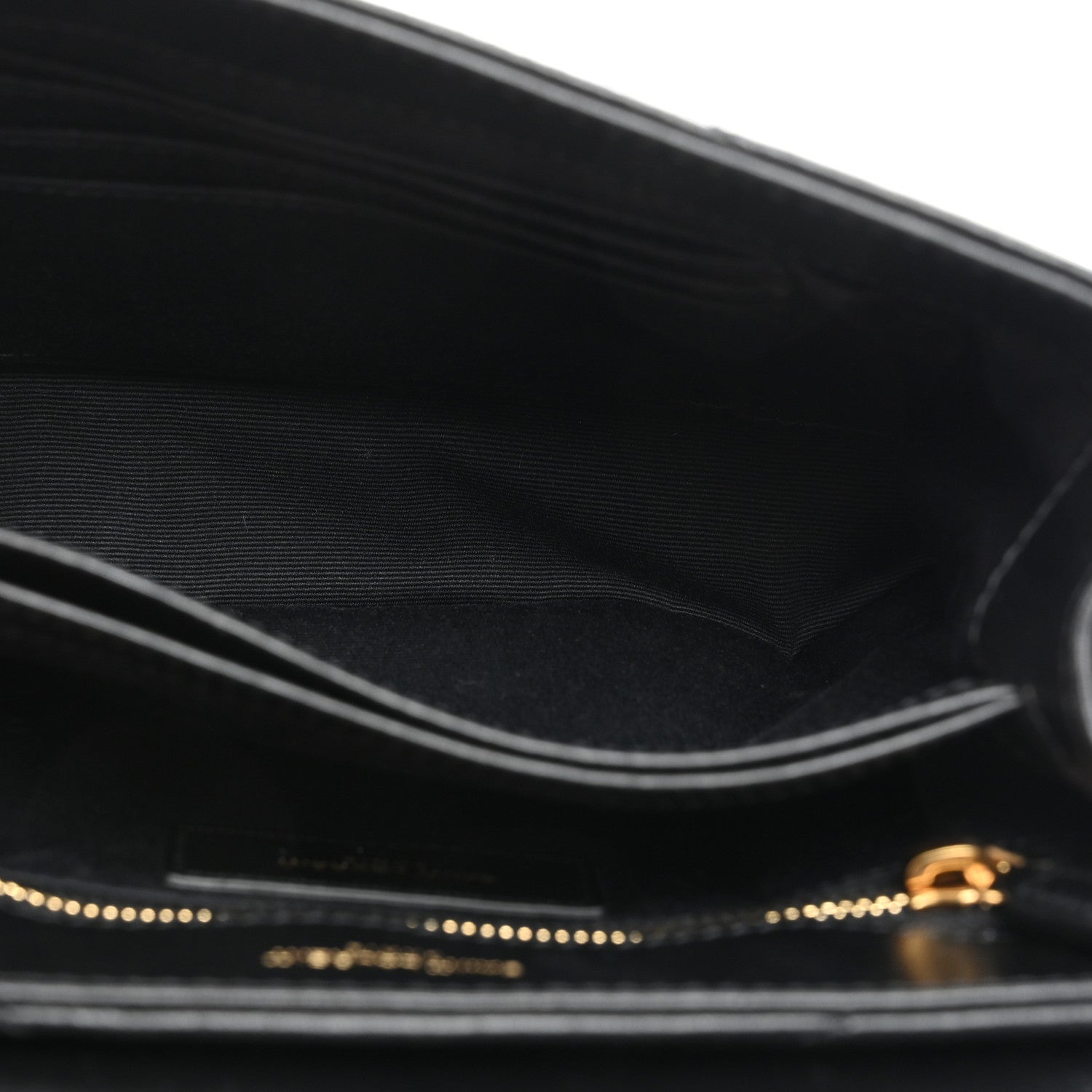 Saint Laurent Calfskin Y Quilted Monogram Toy Loulou Crossbody Bag Black 5 of 10