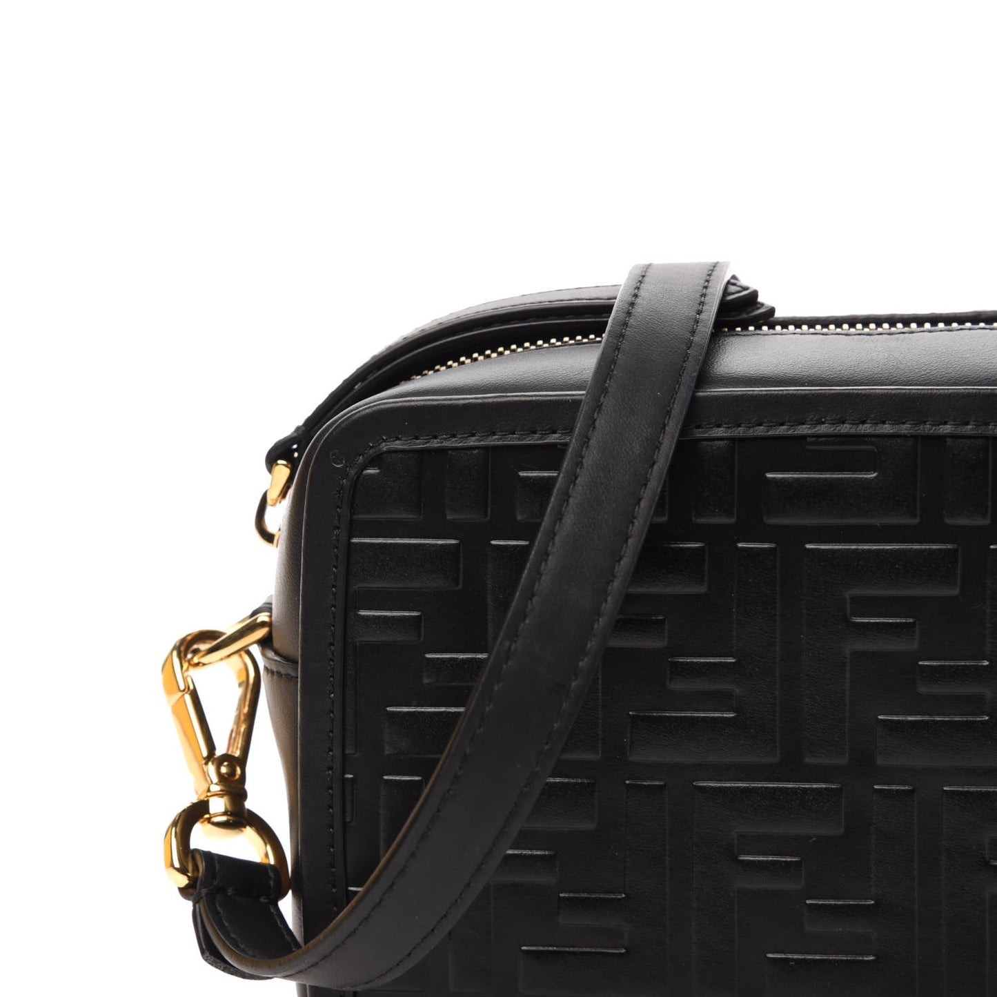Vitello Century FF 1974 Embossed Mini Camera Case Black