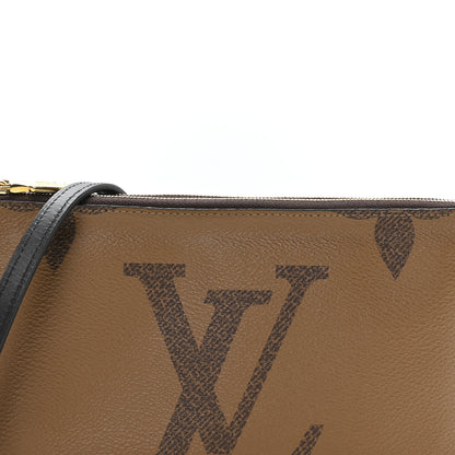 Louis Vuitton Reverse Monogram Giant Double Zip Pochette 9 of 11