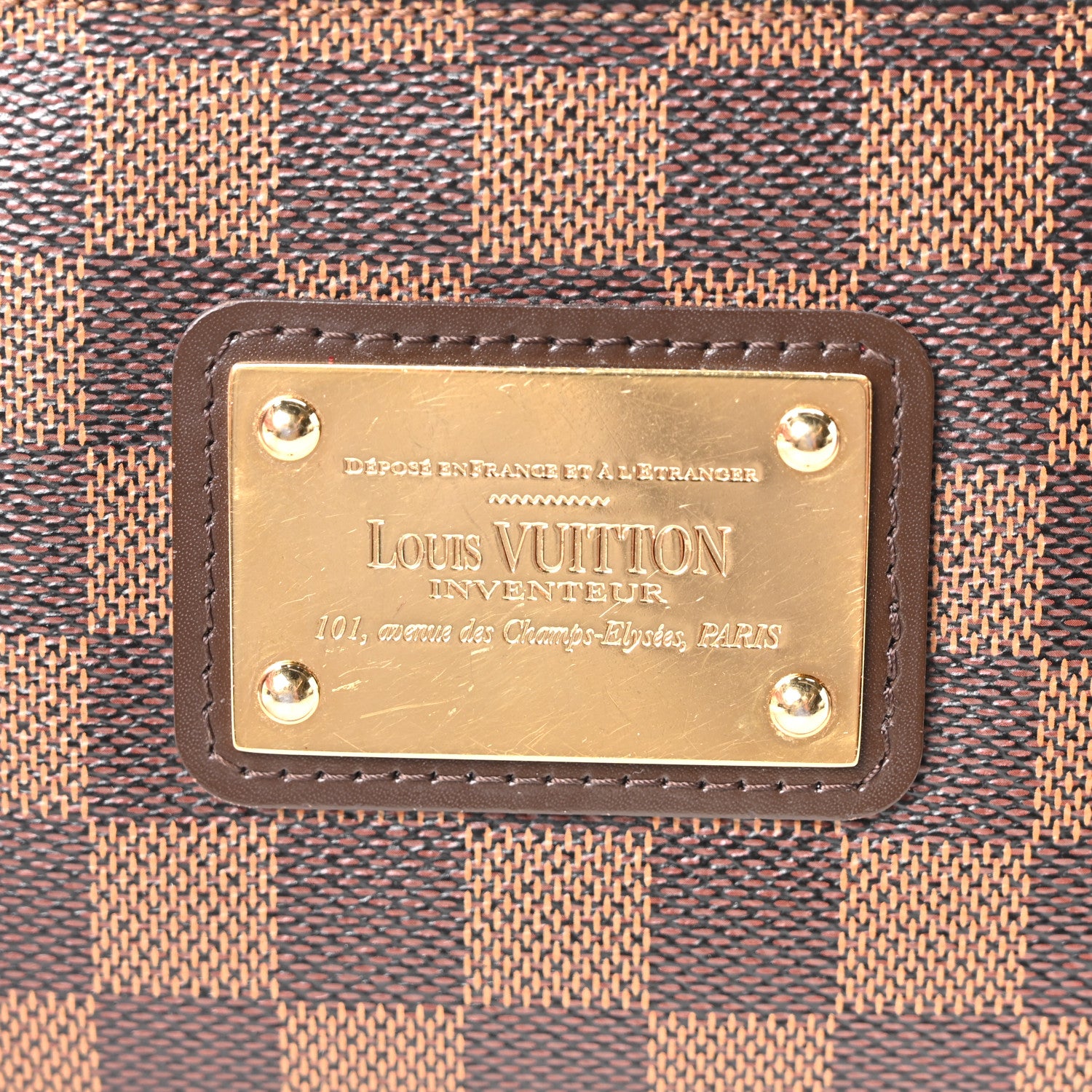 Louis Vuitton Damier Ebene Eva Clutch 6 of 10