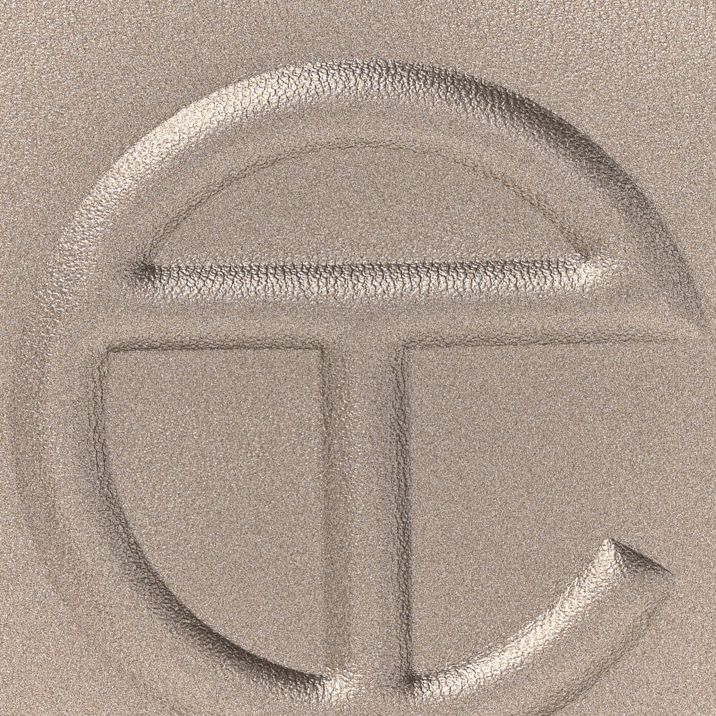 Metallic Vegan Leather Small Shopping Bag Bronze