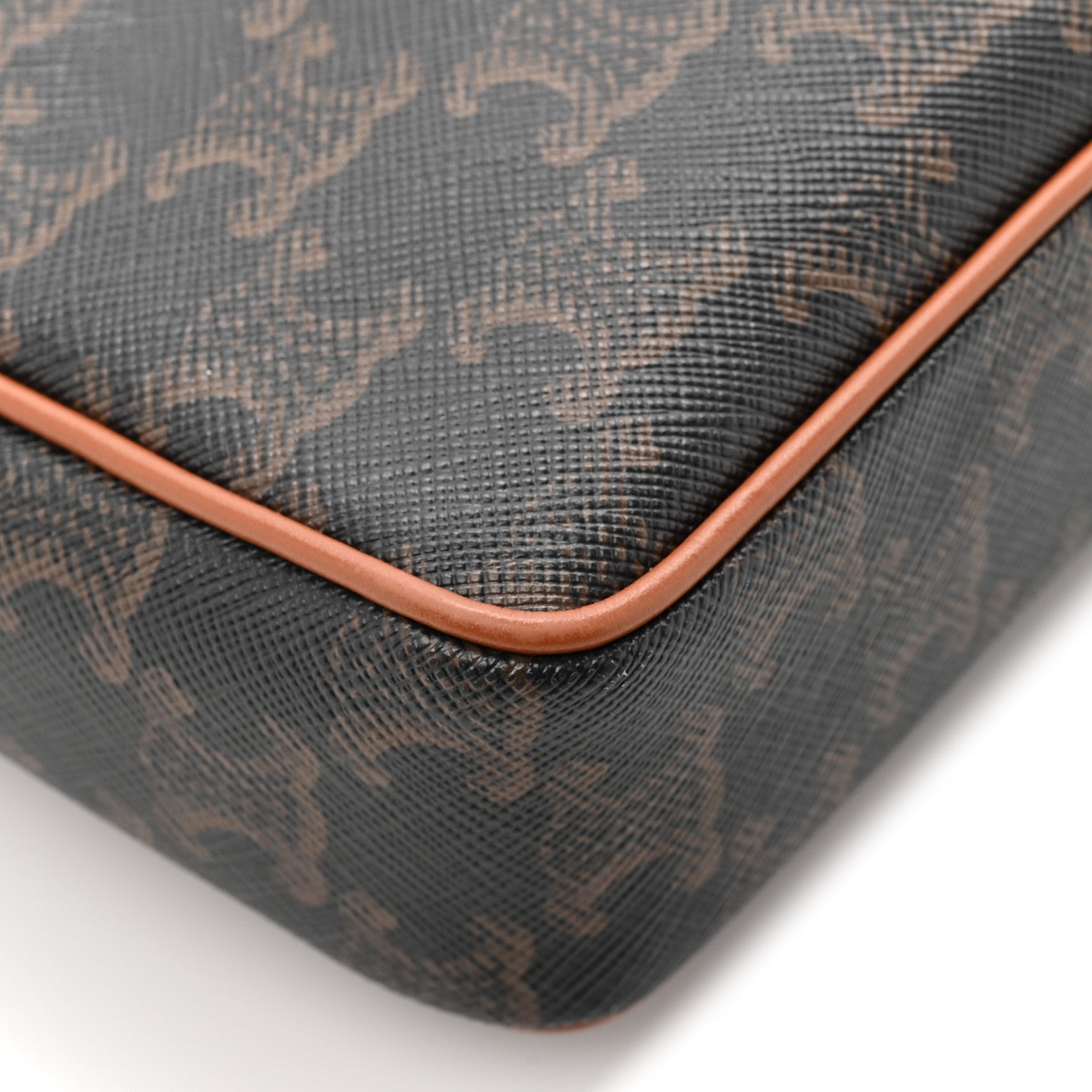 Celine Triomphe Canvas Calfskin Medium Patapans Tan 11 of 11