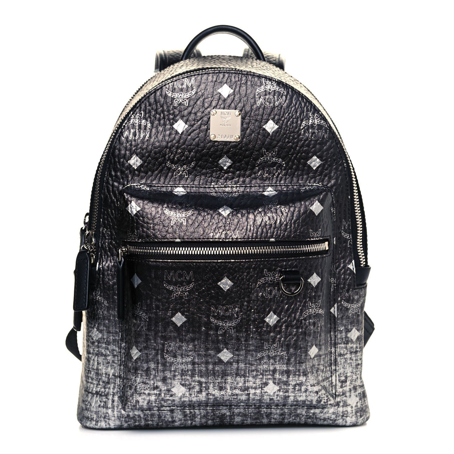 MCM Gradation Visetos Small Stark Backpack Silver 1 of 8