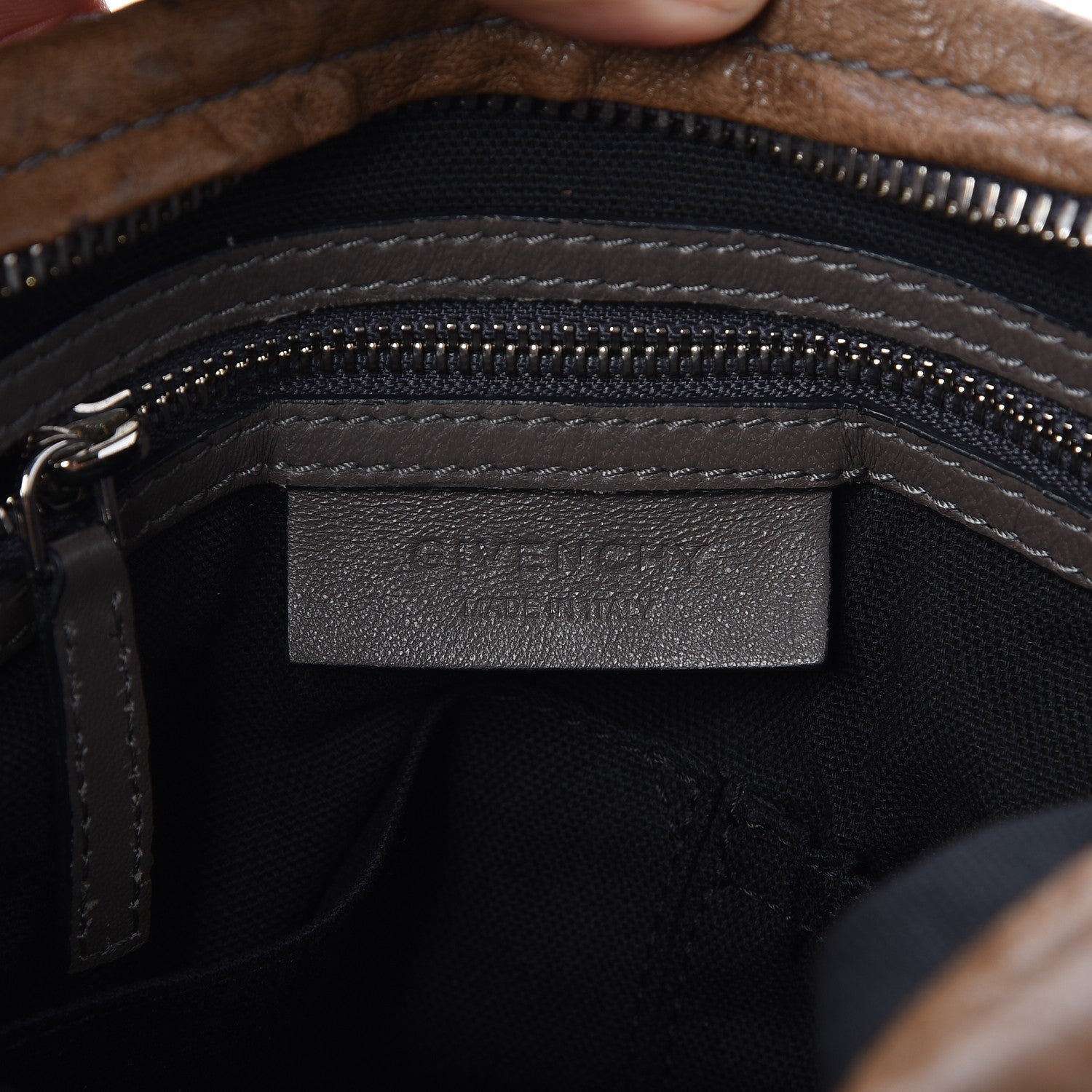 Givenchy Tumbled Sheepskin Medium Pandora Brown 6 of 10