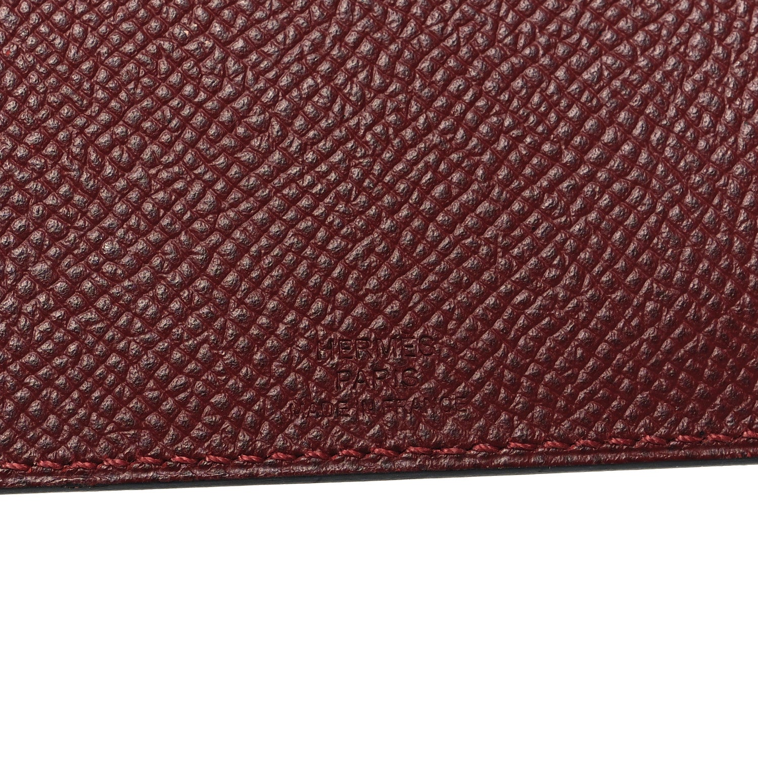 Hermes Epsom Tarmac PM Passport Holder Rouge H 6 of 8