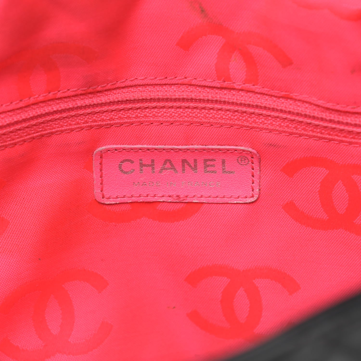 Chanel Calfskin Quilted Large Cambon Flap Black White 6 of 11