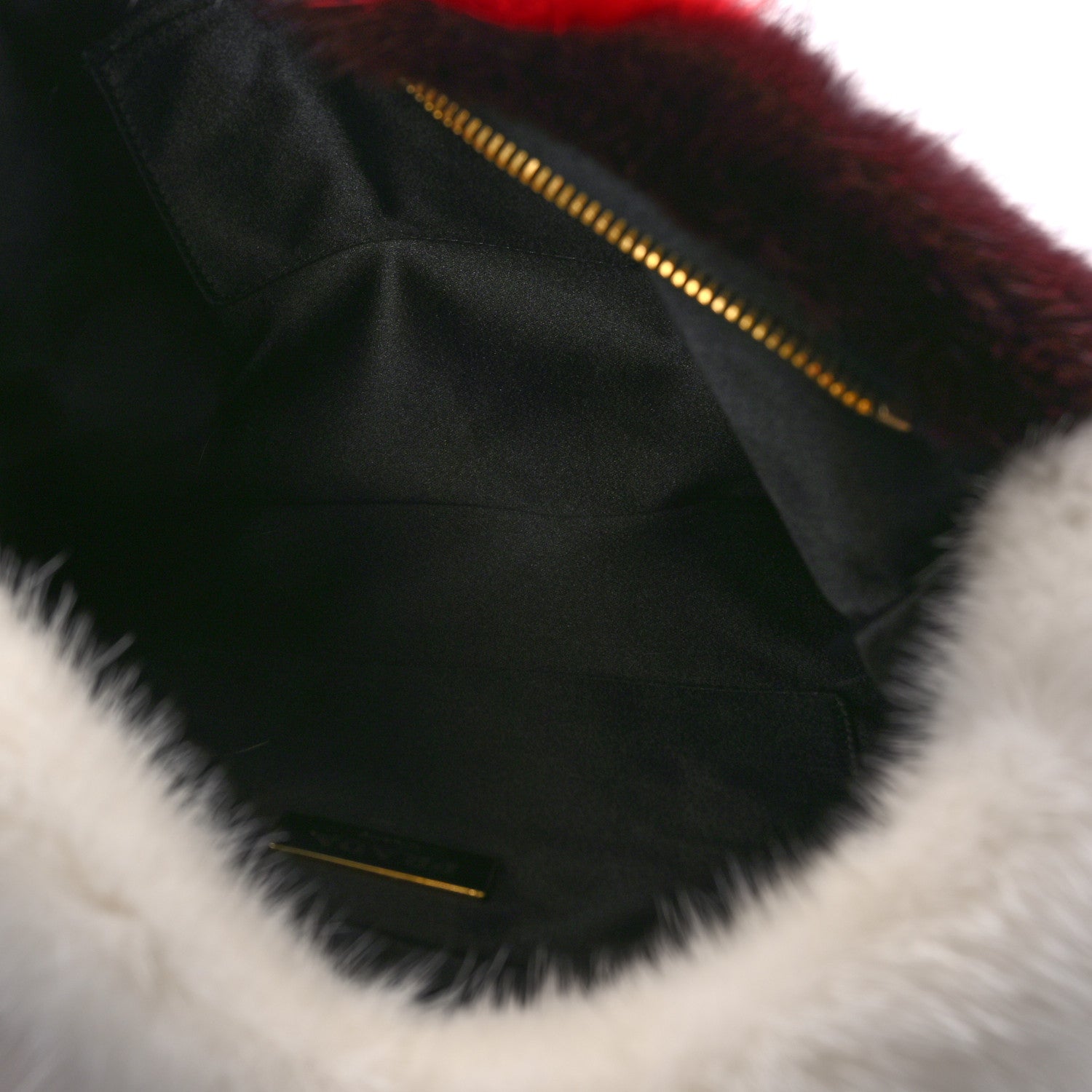 Prada Mink Fur Face Clutch White Multicolor 5 of 8