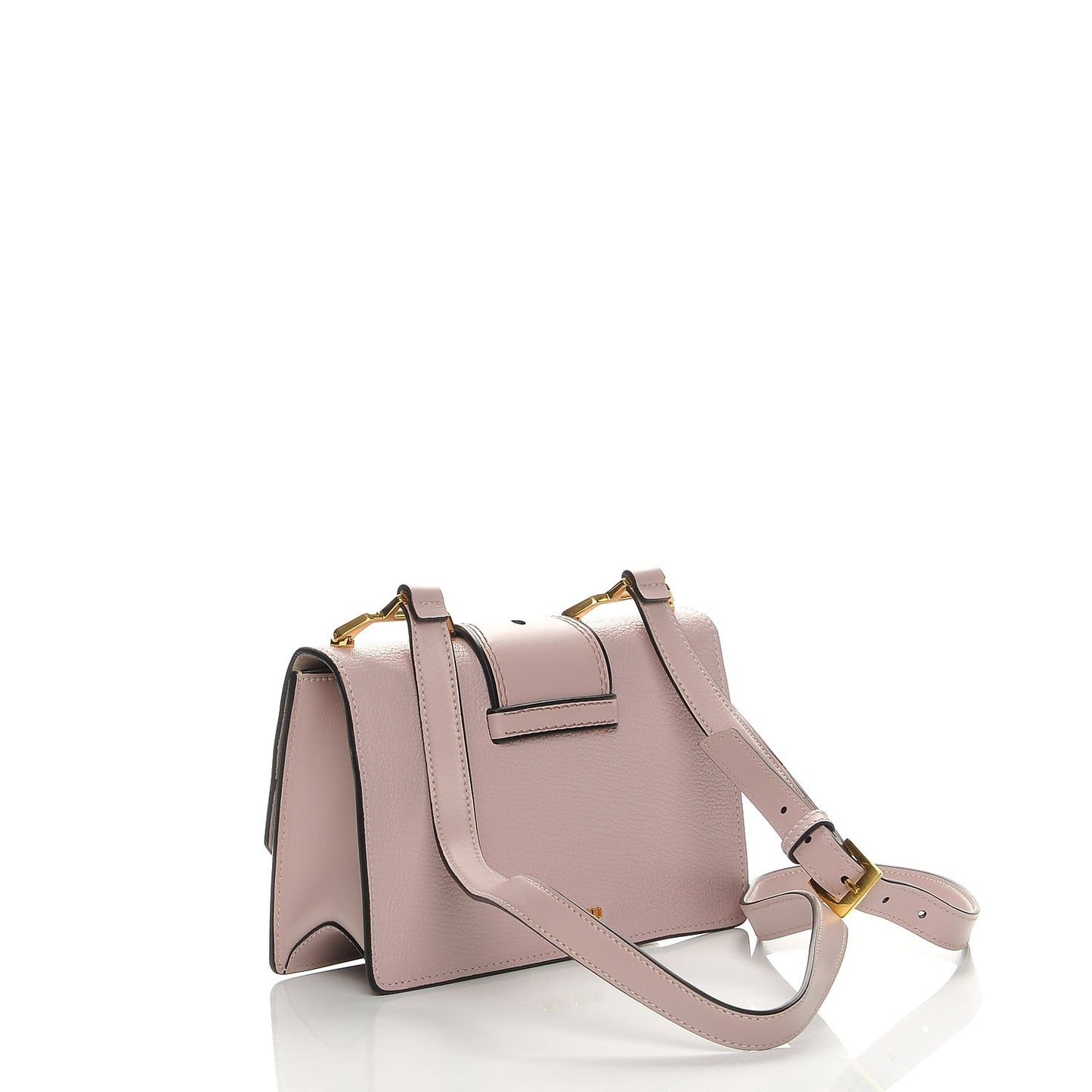 Goatskin Madras Soft Calf Crystal Embellished Shoulder Bag Mughetto