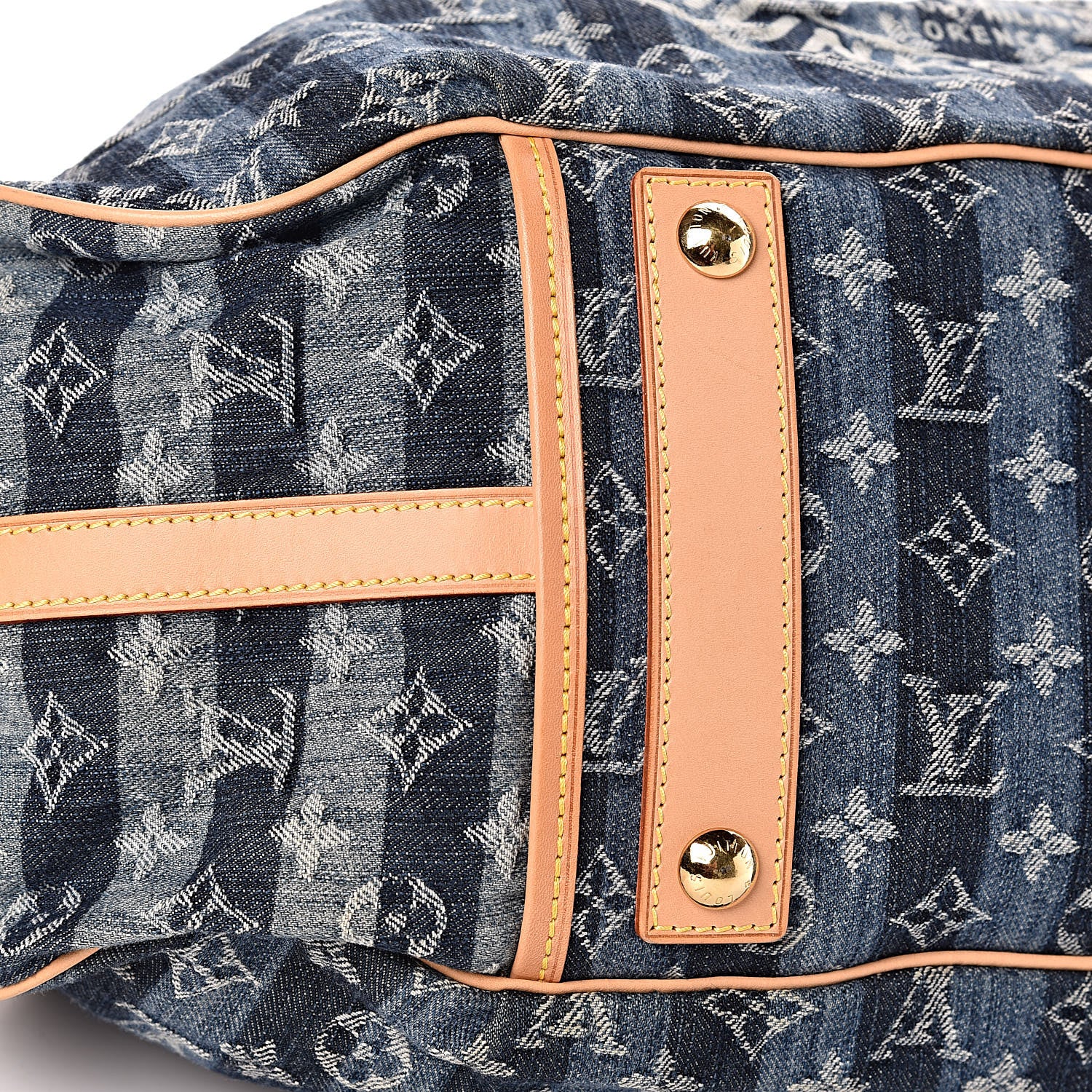 Louis Vuitton Denim Raye Cabas GM 8 of 11