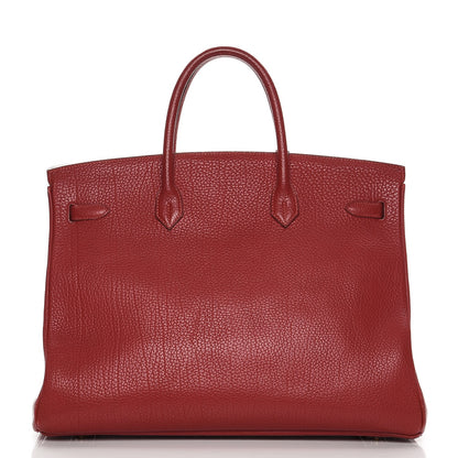 Hermes Fjord Birkin 40 Rouge 26 of 32