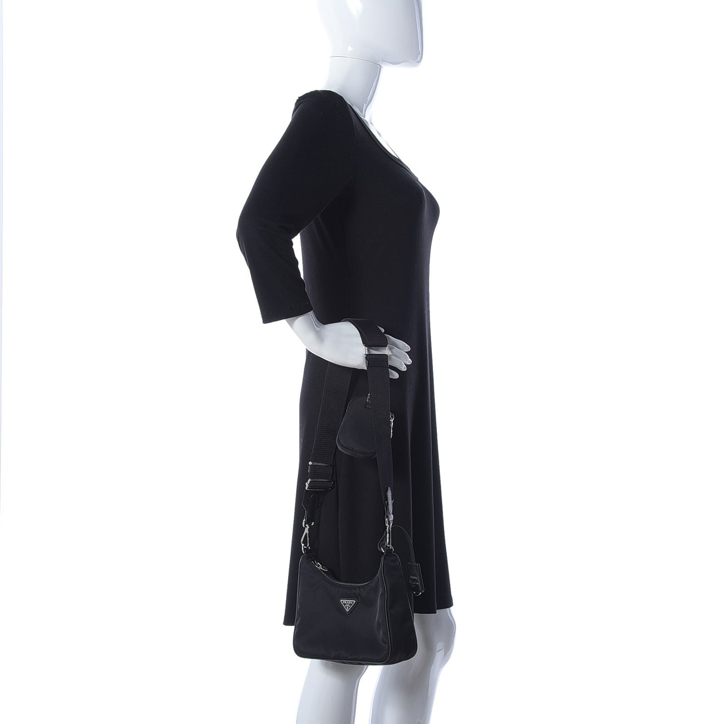 Nylon Re-Edition 2005 Shoulder Bag Black