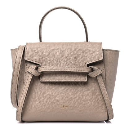 Celine Grained Calfskin Pico Belt Bag Light Taupe 1 of 10
