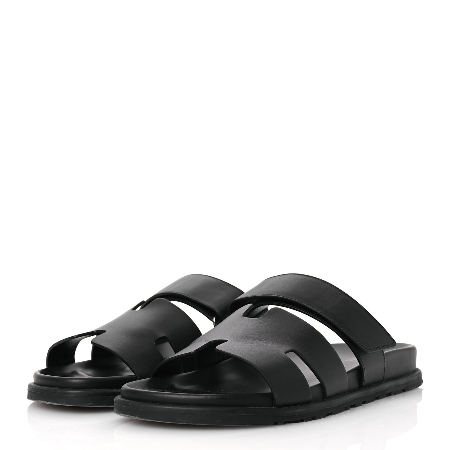 Calfskin Womens Chypre Sandals 41 Black