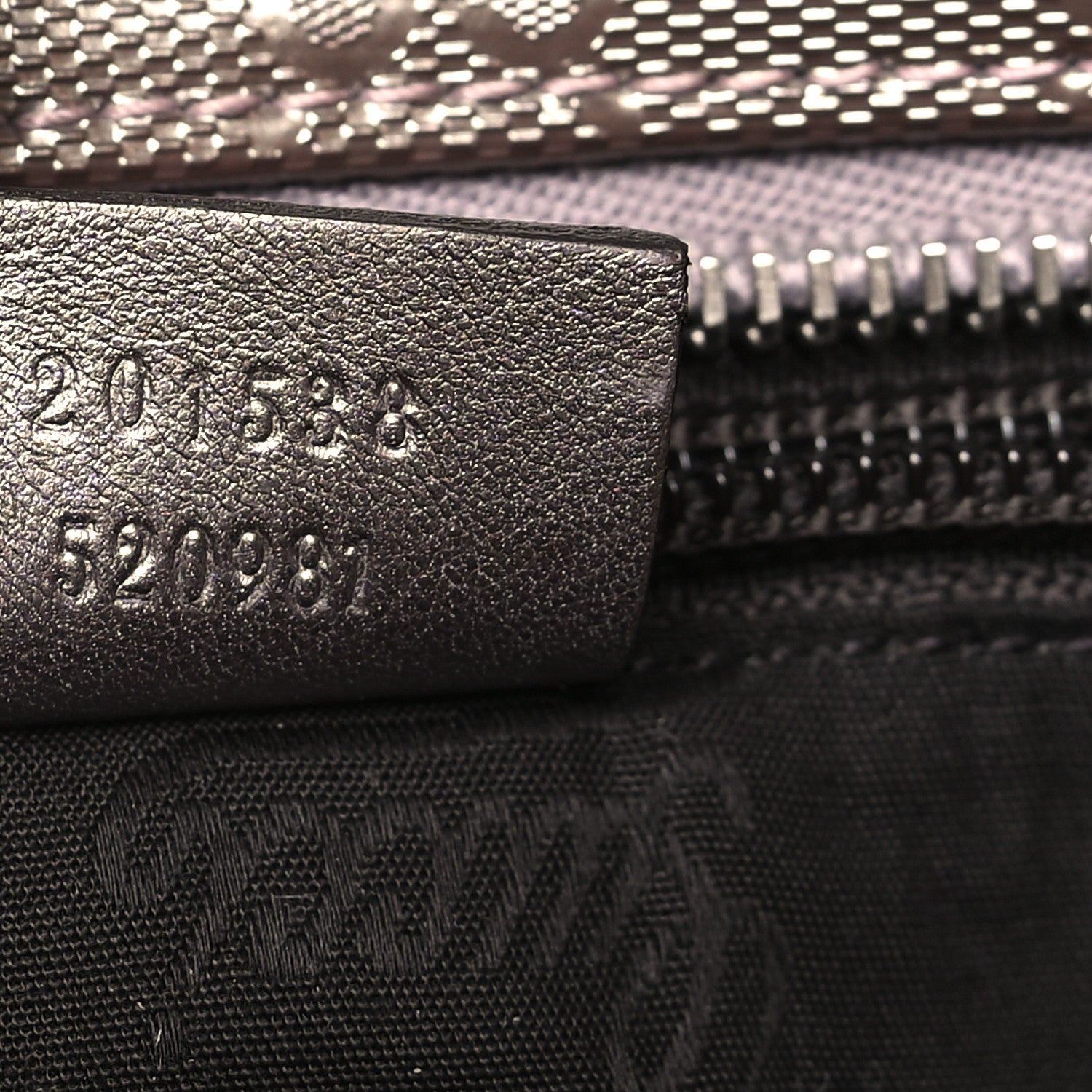 Gucci Imprime Monogram Small Flat Messenger Bag Mauve 7 of 9