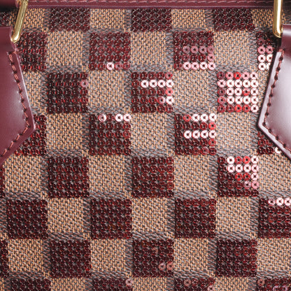 Louis Vuitton Damier Paillettes Speedy 30 Rouge 6 of 10