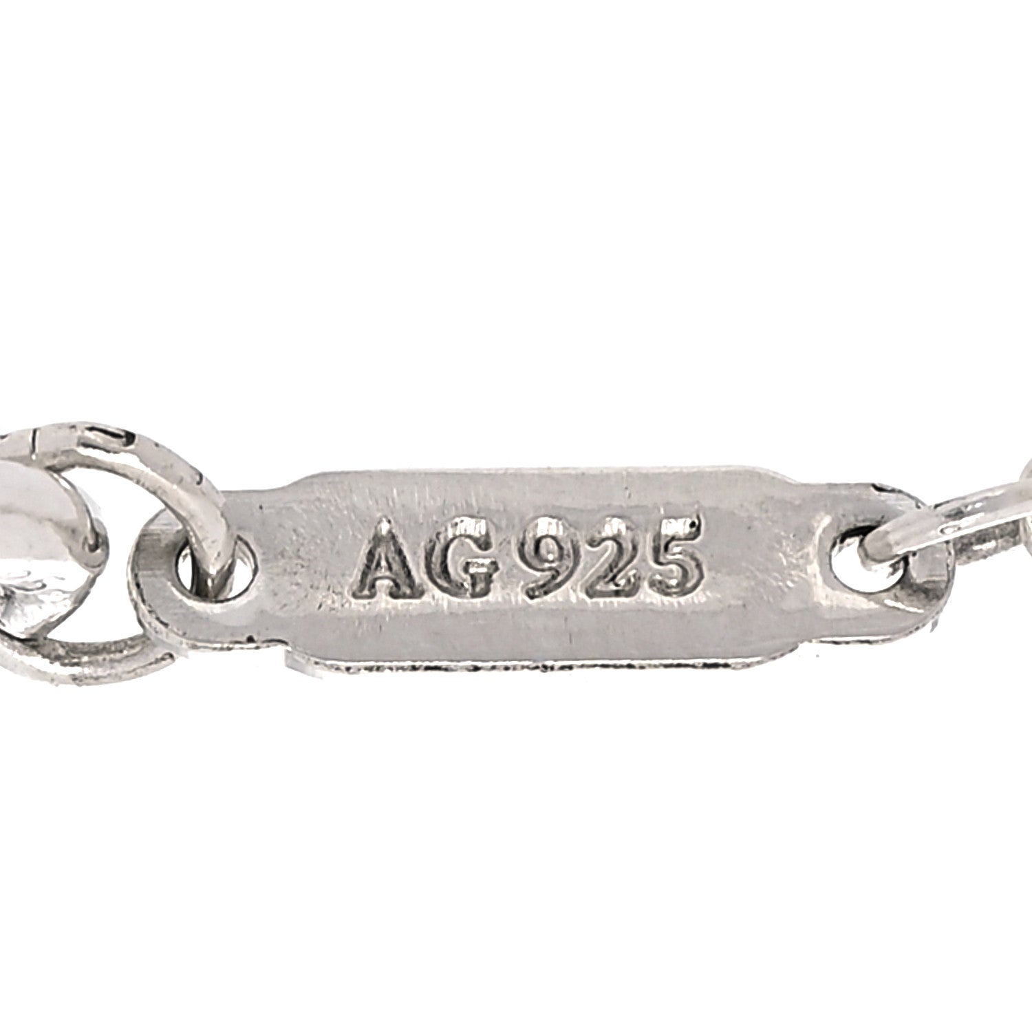 Tiffany Sterling Silver Enamel Love Notes Charm Bracelet Blue 5 of 6