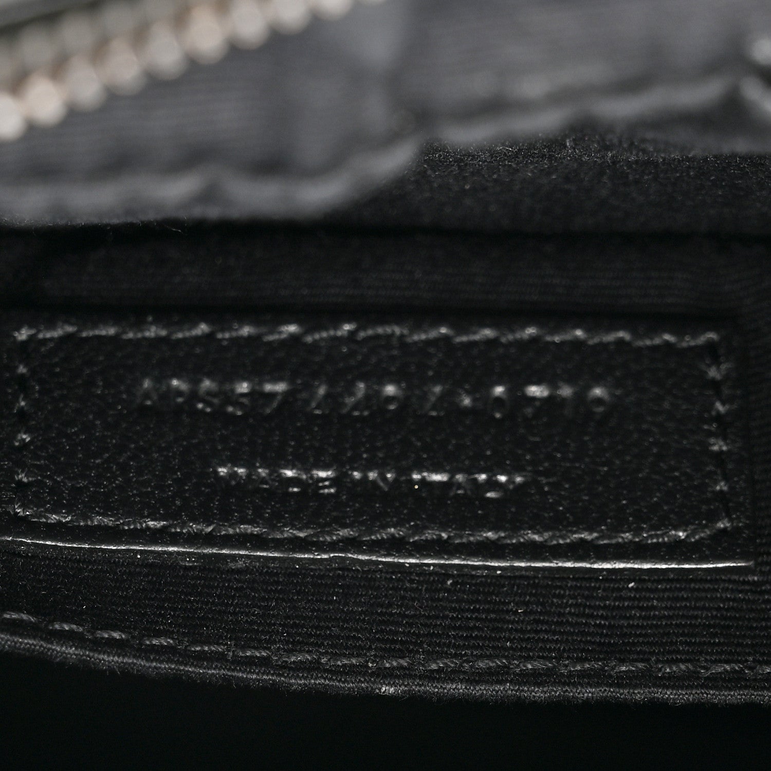 Saint Laurent Calfskin Matelasse Monogram Monochrome Lou Camera Bag Black 7 of 13