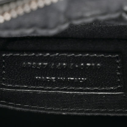 Saint Laurent Calfskin Matelasse Monogram Monochrome Lou Camera Bag Black 7 of 13