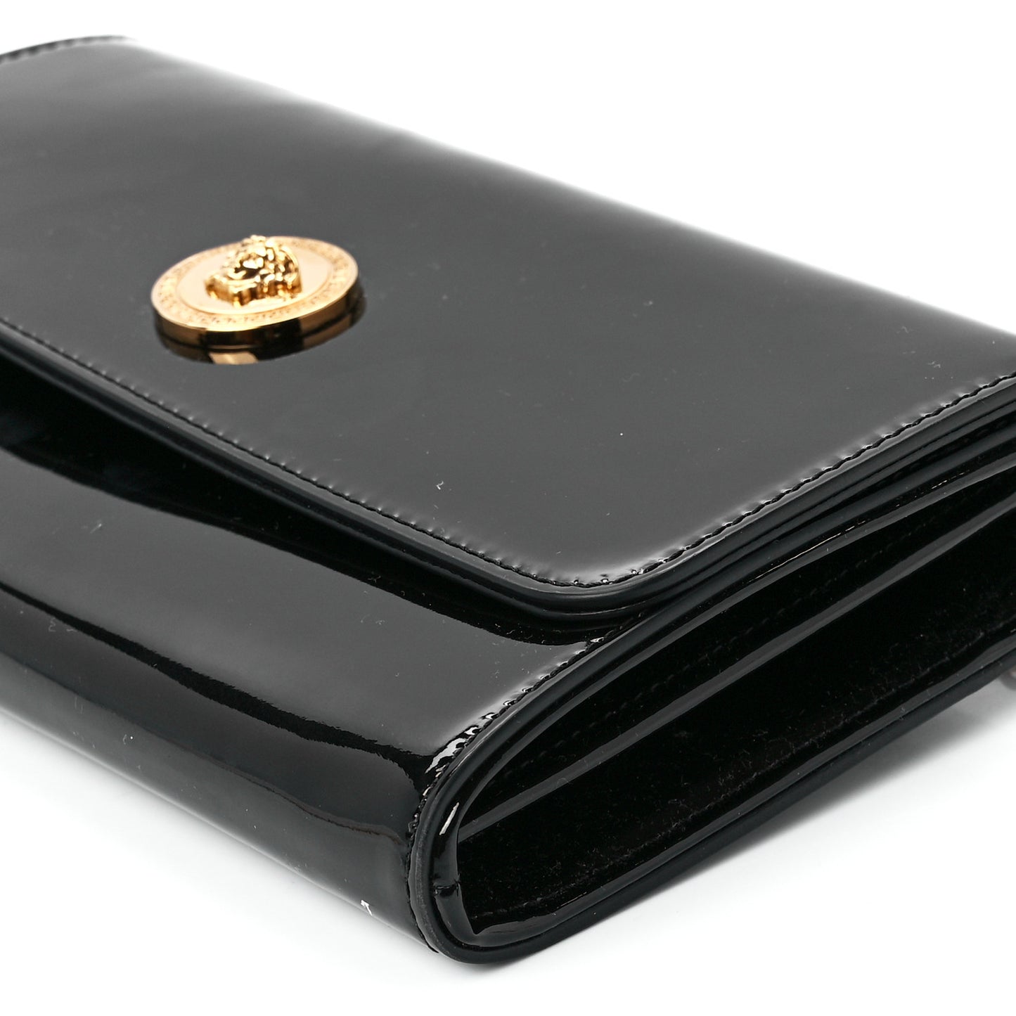 Patent Medusa Clutch With Chain Black