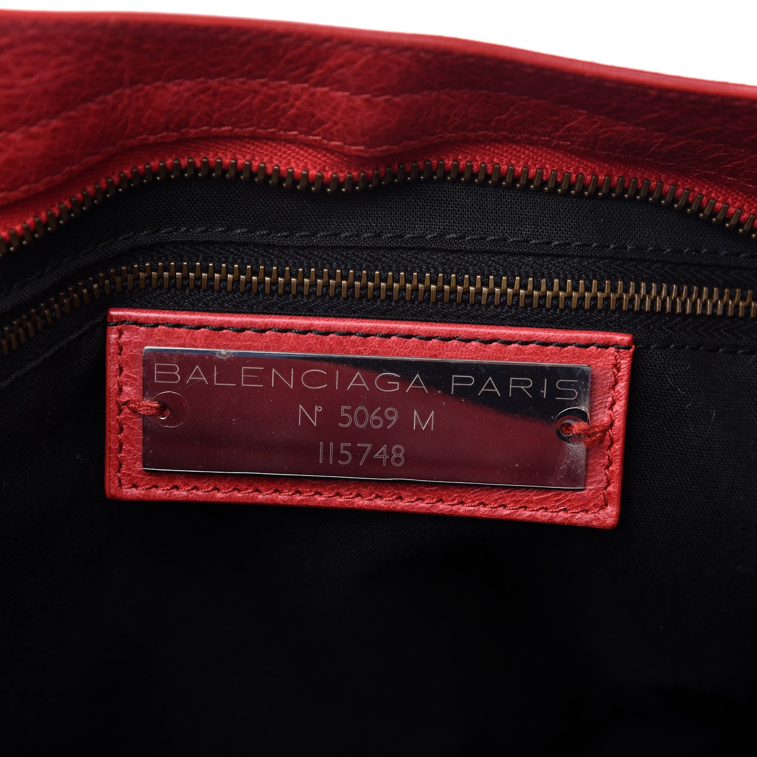 Balenciaga Agneau Classic Hardware City Rouge Coquelicot 8 of 9
