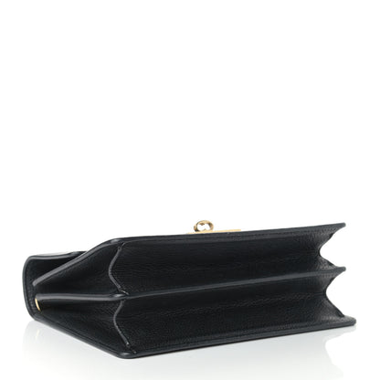 Dolce & Gabbana Grained Calfskin Rosalia Shoulder Bag Black 4 of 10