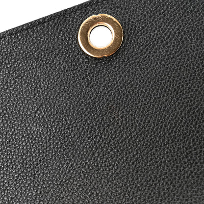 Burberry Coated Canvas Calfskin Vintage Check Medium Note Crossbody Bag Black 14 of 14