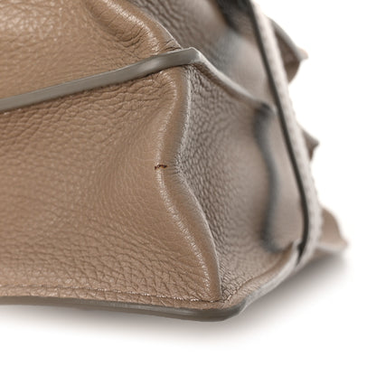 Chloe Shiny Grained Calfskin Medium Aby Day Shoulder Bag Motty Grey 11 of 11