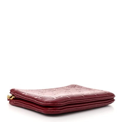 Louis Vuitton Empreinte Double Zip Pochette Cherry Berry 4 of 12