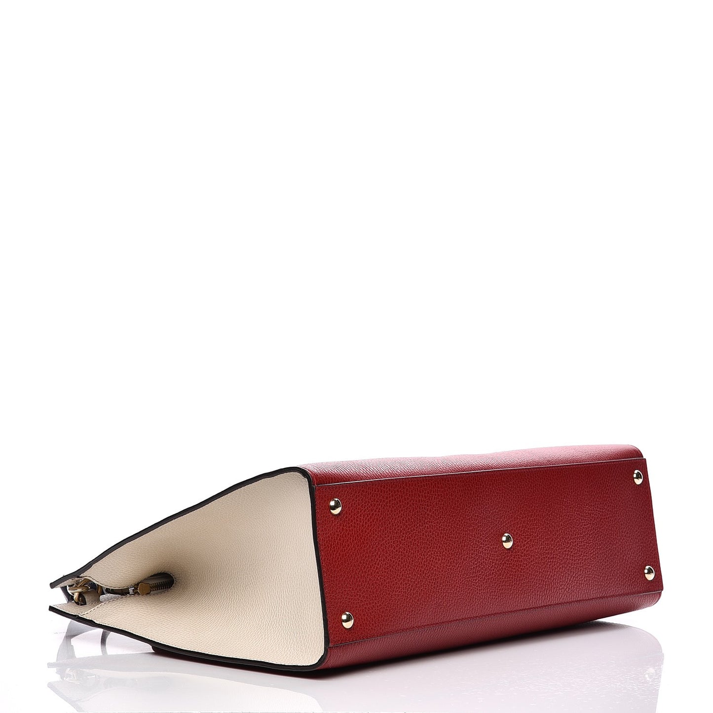 Dollar Calfskin Large Soho Top Handle Satchel Hibiscus Red Mystic White Blue