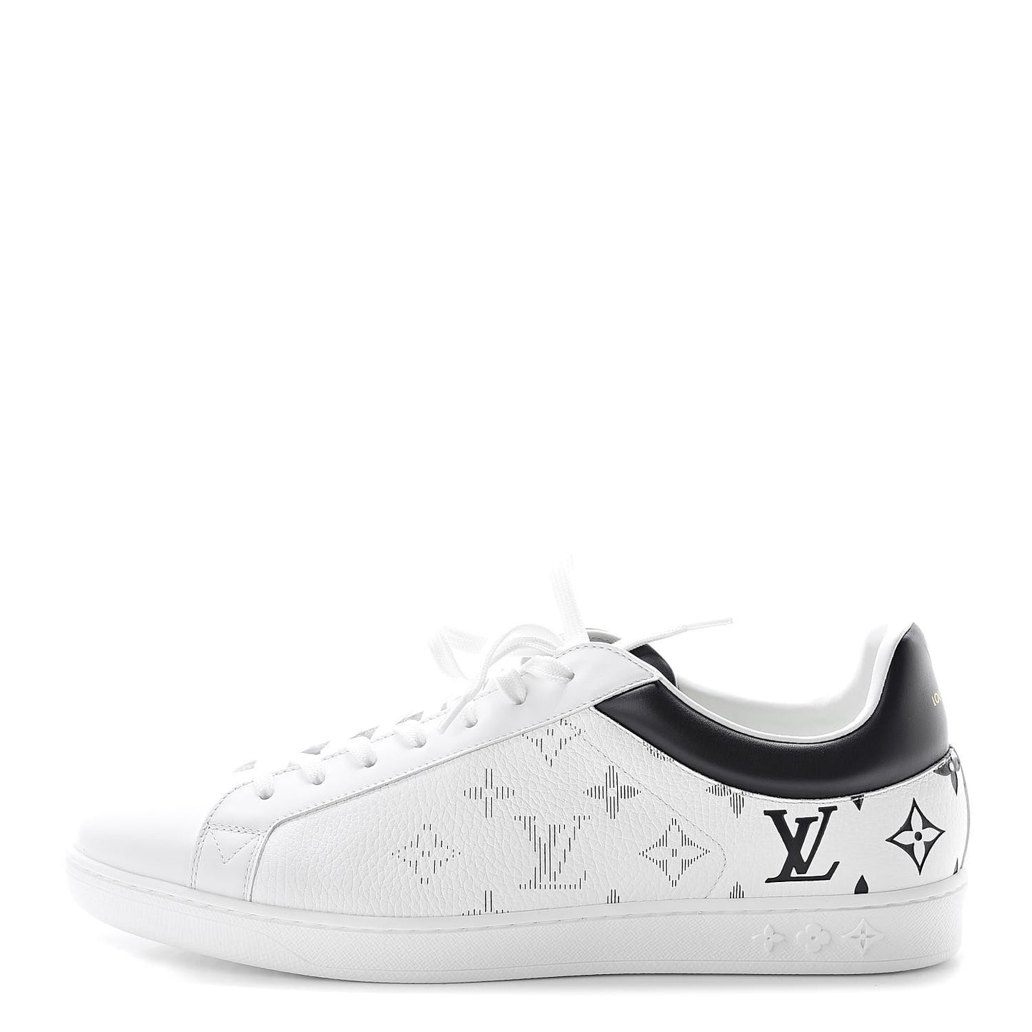 Calfskin Monogram Luxembourg Sneakers 8.5 White