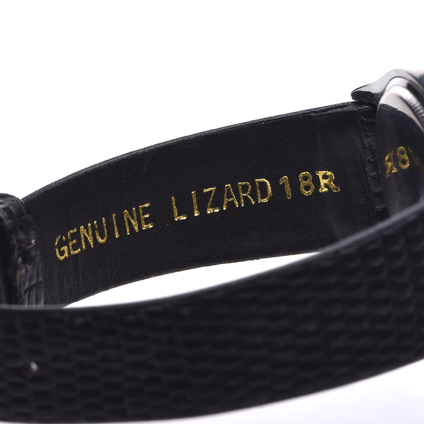 Stainless Steel 18K Yellow Gold Lizard 34mm Oyster Perpetual Watch Black 1002