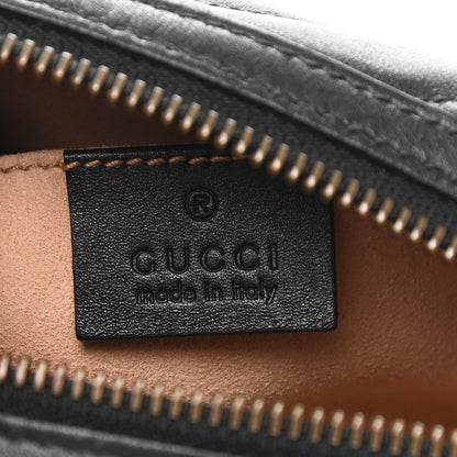 Gucci Calfskin Matelasse GG Marmont Cosmetic Case Black 6 of 9