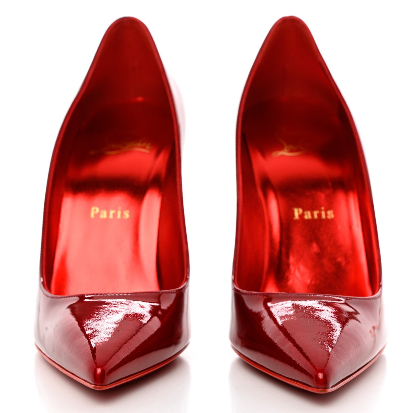 Metallic Patent Psychic So Kate 100 Pumps 37 Loubi