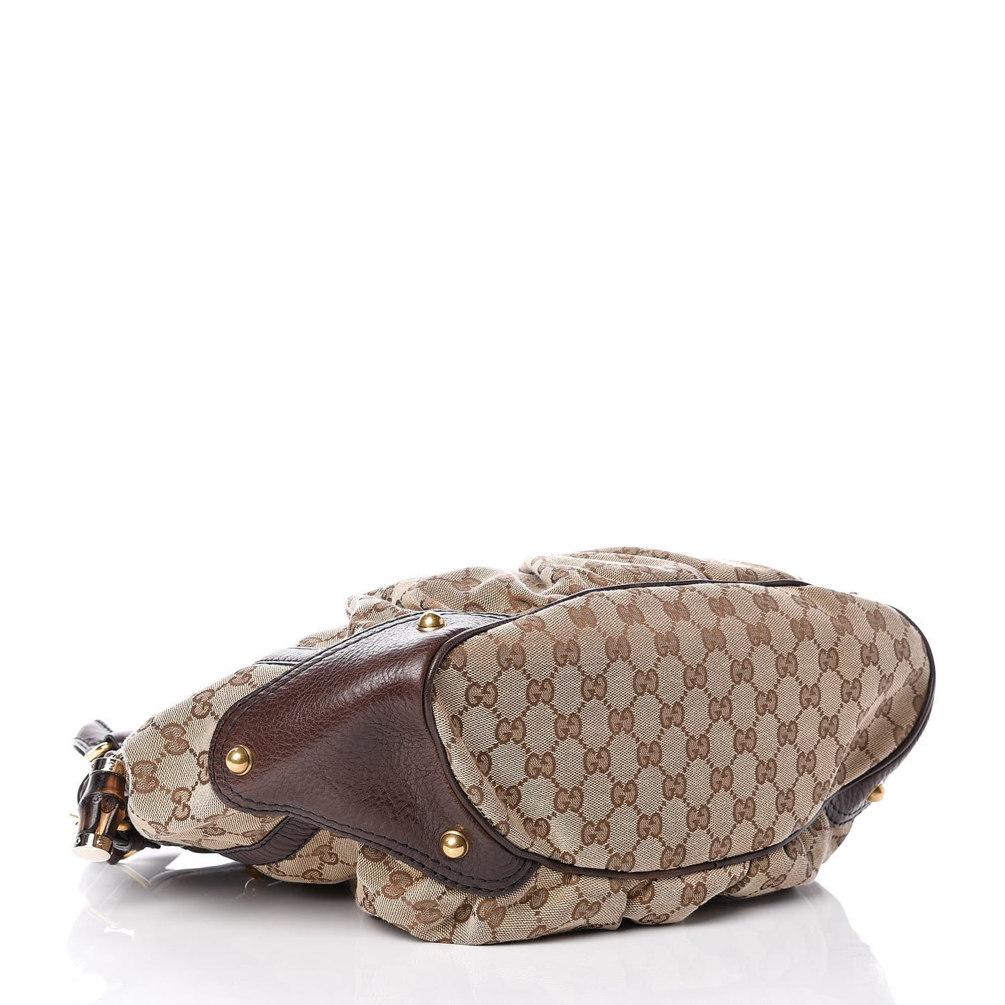 Monogram Medium Jockey Tote Dark Brown