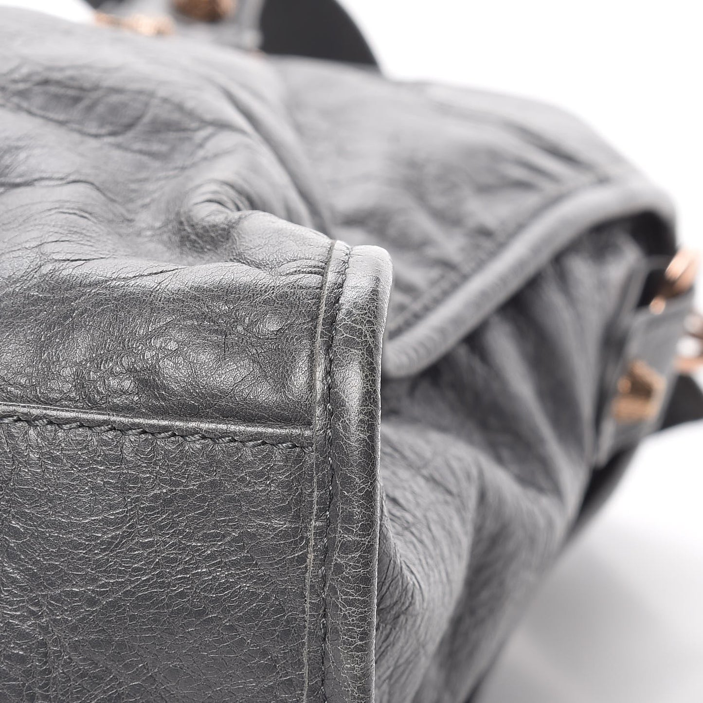 Agneau Giant 12 Rose Gold Hardware City Gris Tarmac