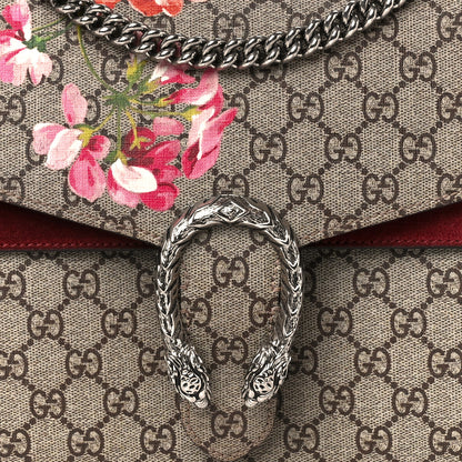 Gucci GG Supreme Monogram Blooms Medium Dionysus Shoulder Bag Beige Multicolor Dry Rose 8 of 13