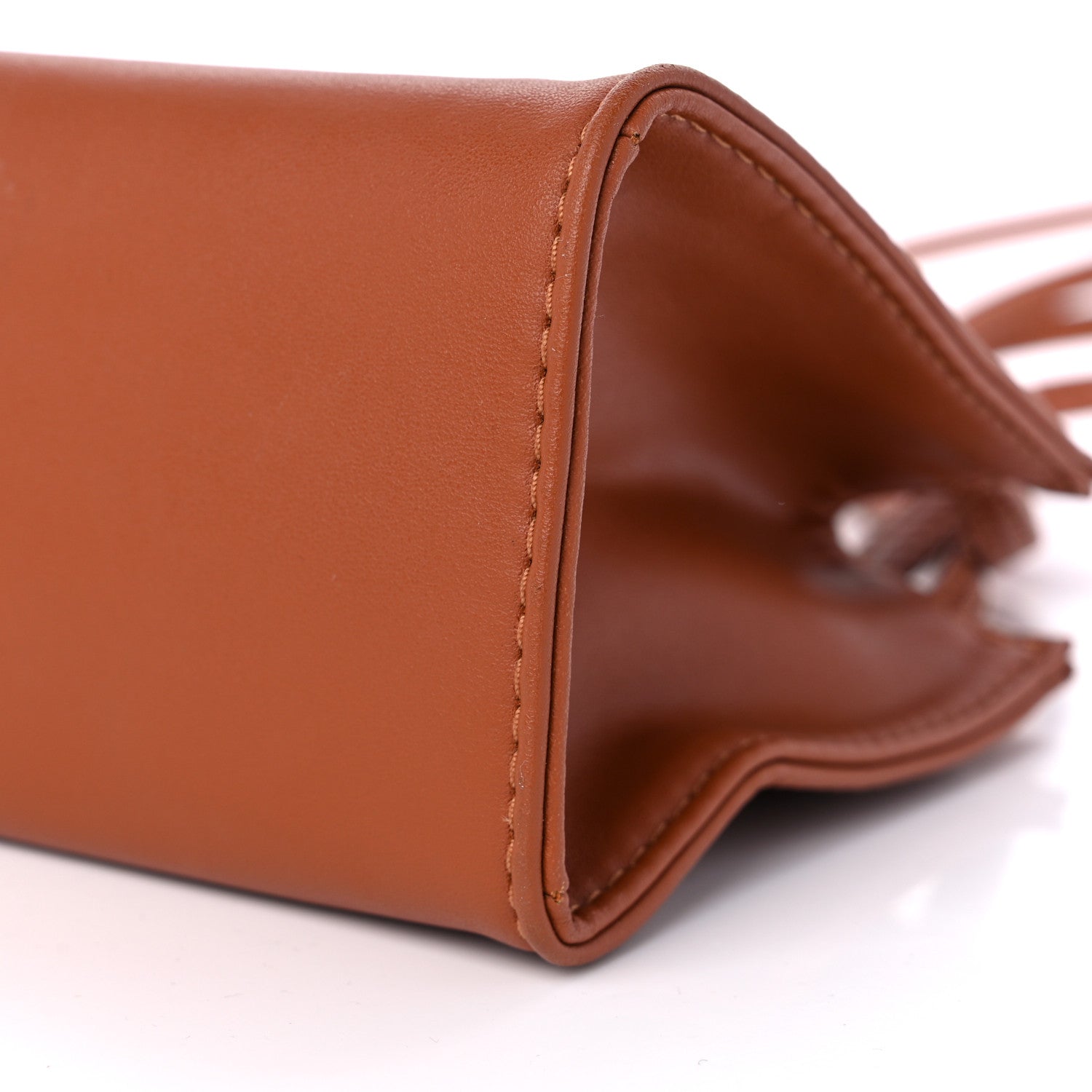 Telfar Vegan Leather Small Shopping Bag Tan 9 of 10