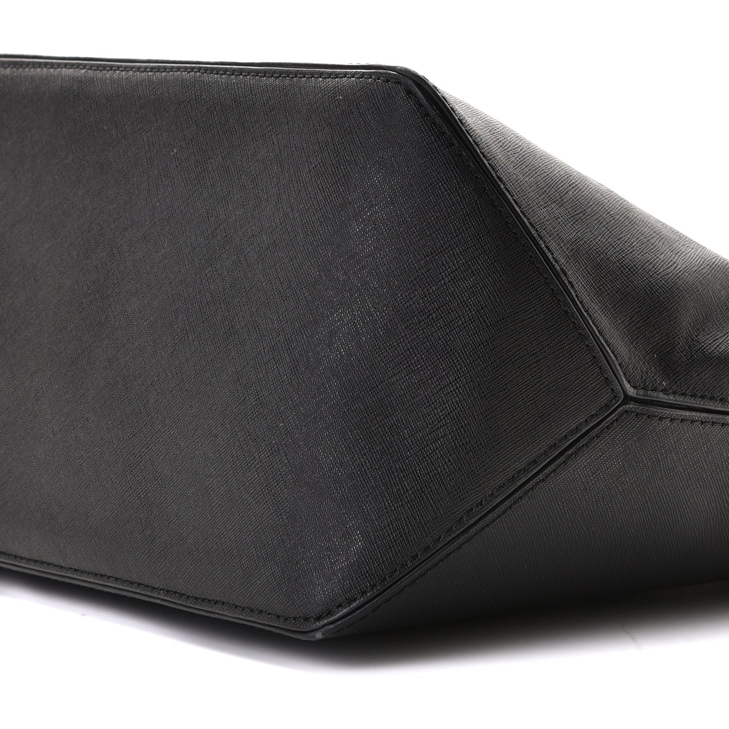 Marc Jacobs Calfskin Embossed Logo East West Shopper Tote Black 8 of 8