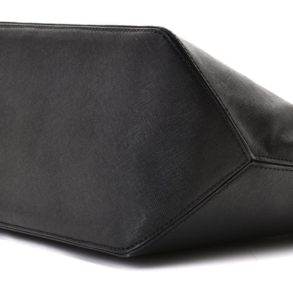 Marc Jacobs Calfskin Embossed Logo East West Shopper Tote Black 8 of 8